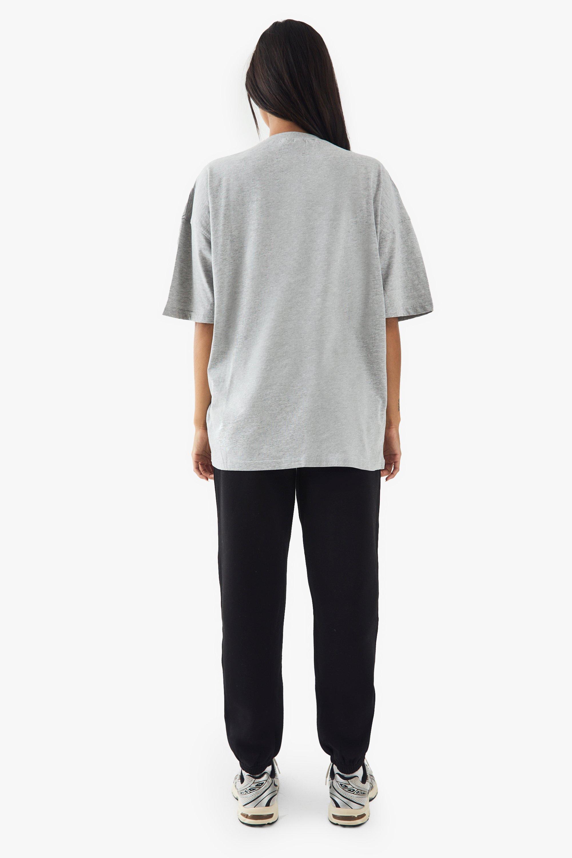 boohoo☆DSGN STUDIO アップリケ コントラスト シーム Tee T-Shirts | DSGN Studio Applique Oversized T-shirt | DSGN Studio